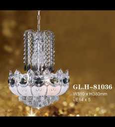 Lampu Gantung Kristal GLH-81036 W310 CH